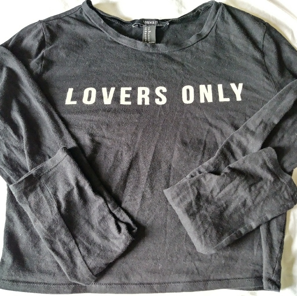 Lover's Only Long Sleeve Belly Shirt